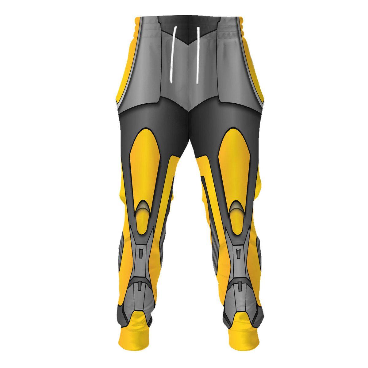 Gearhomie Bumblebee Costume Cosplay Hoodie Tracksuit - DucG