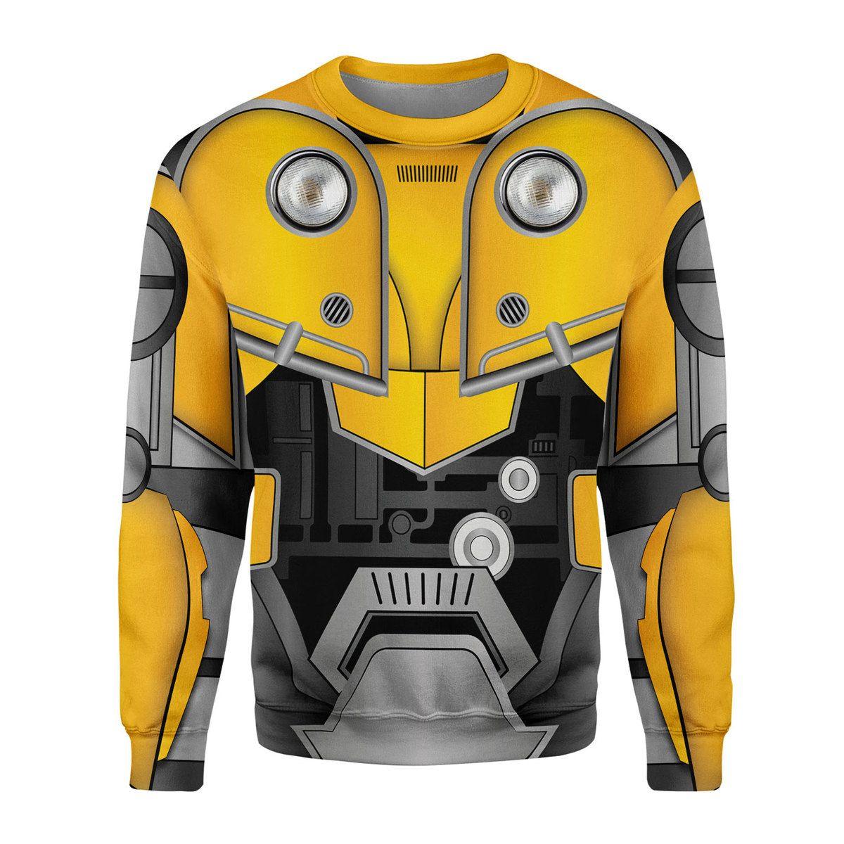 Gearhomie Bumblebee Costume Cosplay Hoodie Tracksuit - DucG