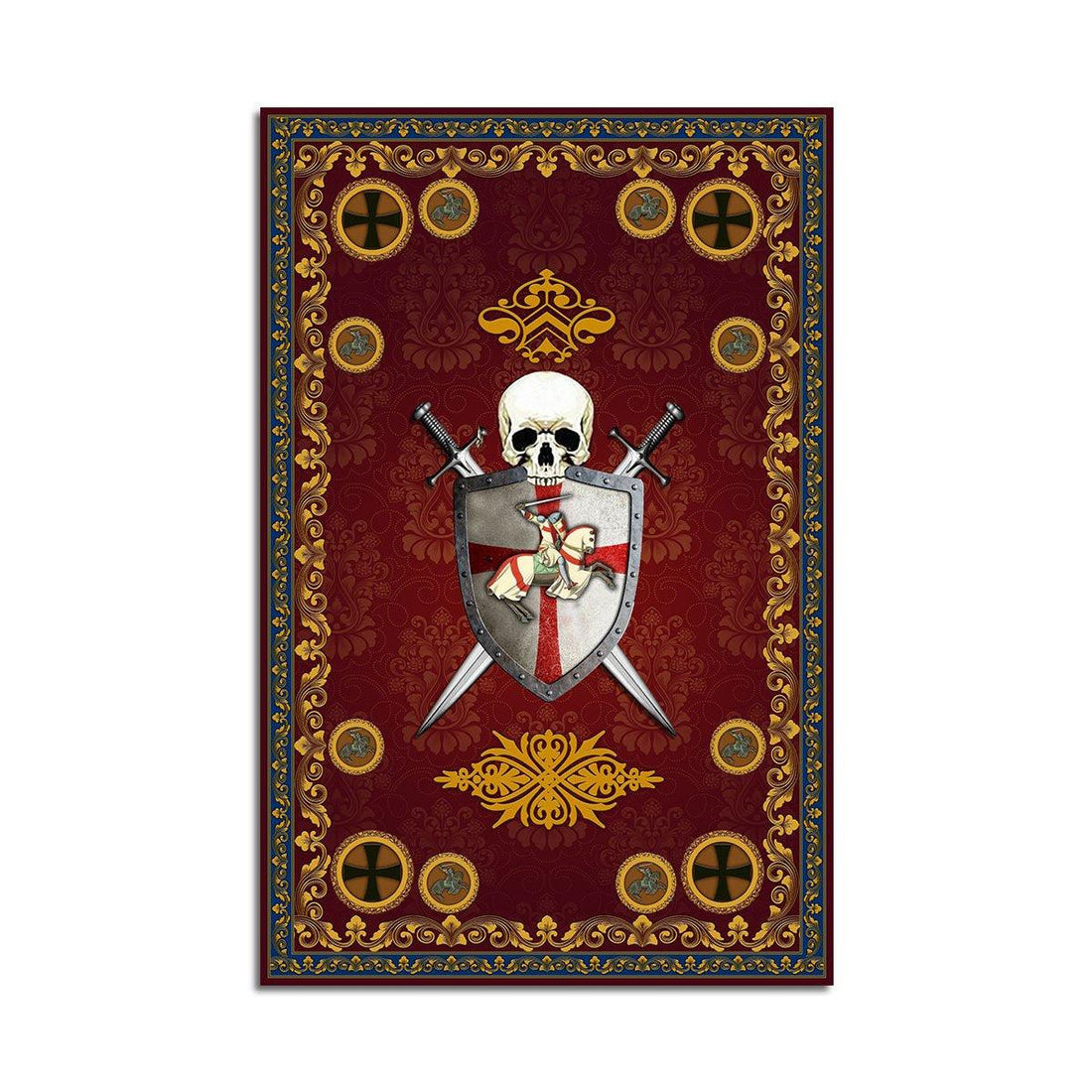 Knight Templar Rug - DucG