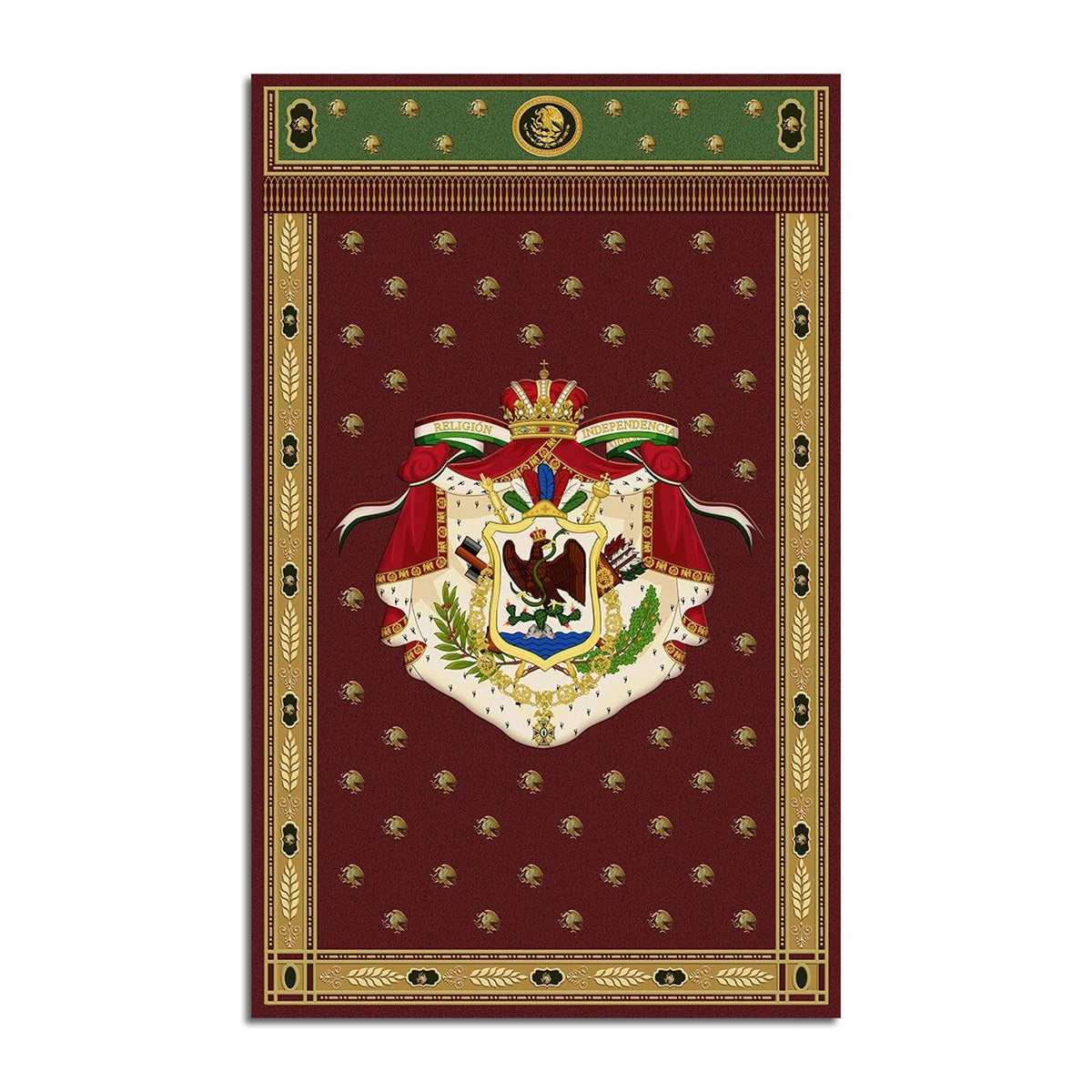 First Mexico Coat of Arms Rug - DucG