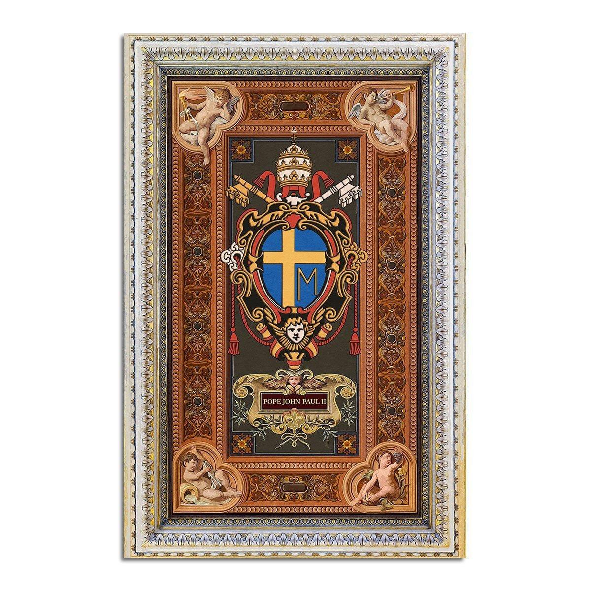 Pope John Paul II Coat of Arms Rug - OodieGang