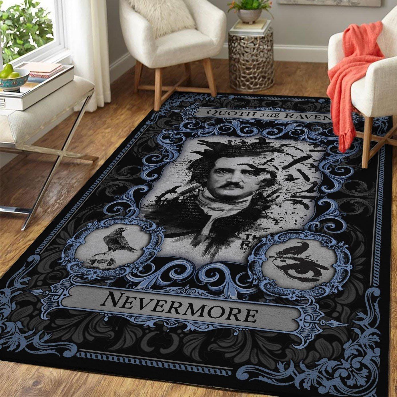 Edgar Allan Poe The Raven Rug - OodieGang