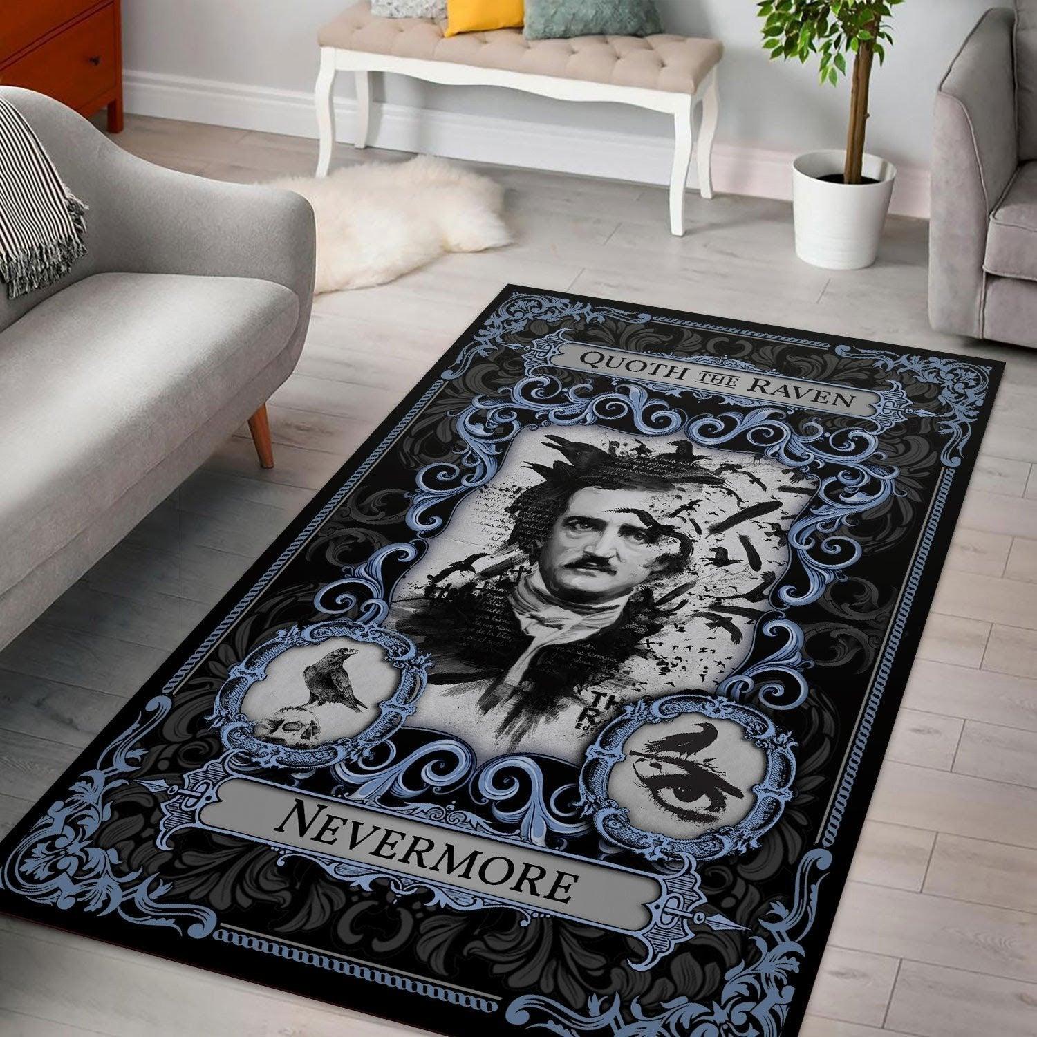 Edgar Allan Poe The Raven Rug - OodieGang