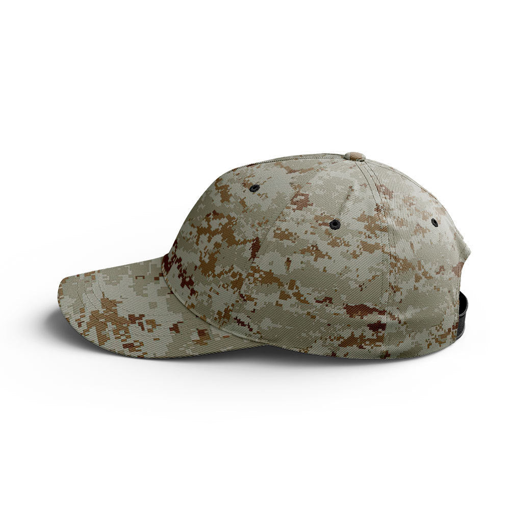 American Marine Pattern Desert CAMO Classic Cap
