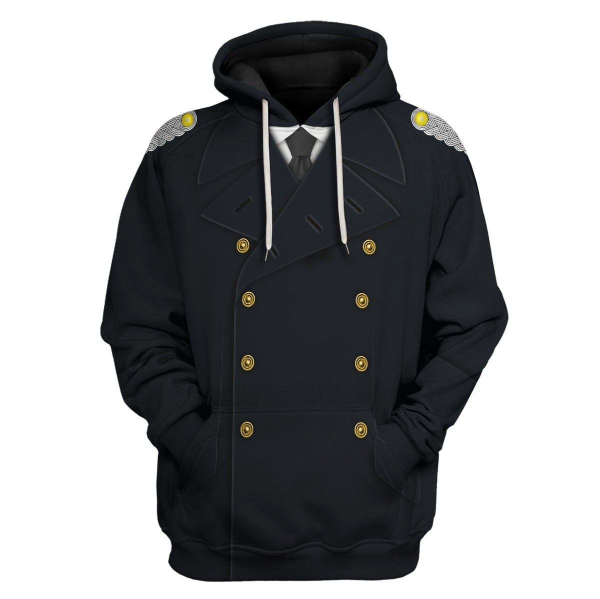 YMskins German WWII Kriegsmarine (War Navy) Officer Costume Hoodie Sweatshirt T-Shirt Tracksuit
