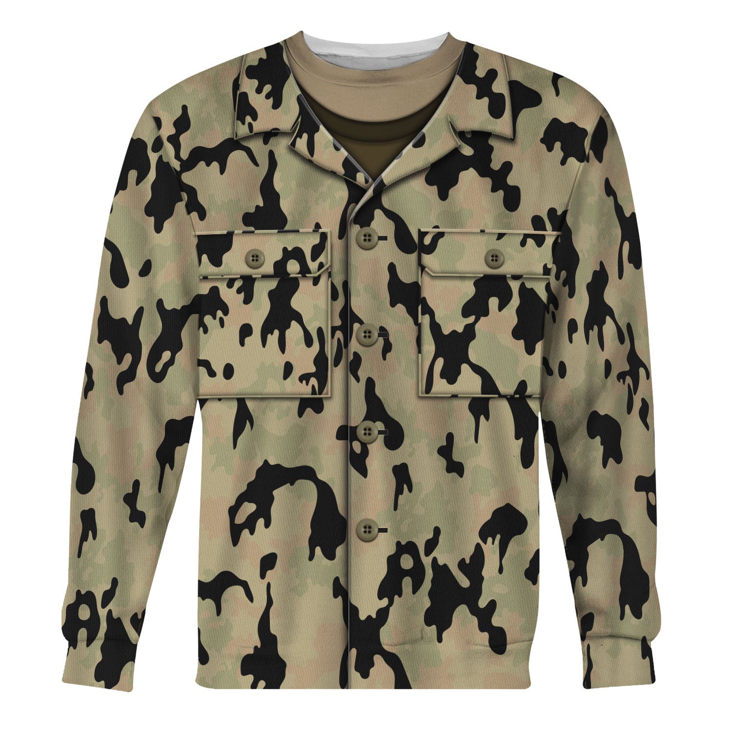 YMskins German World War 2 (WWII) Leibermuster Faded v2.0 CAMO Costume Hoodie Sweatshirt T-Shirt Tracksuit