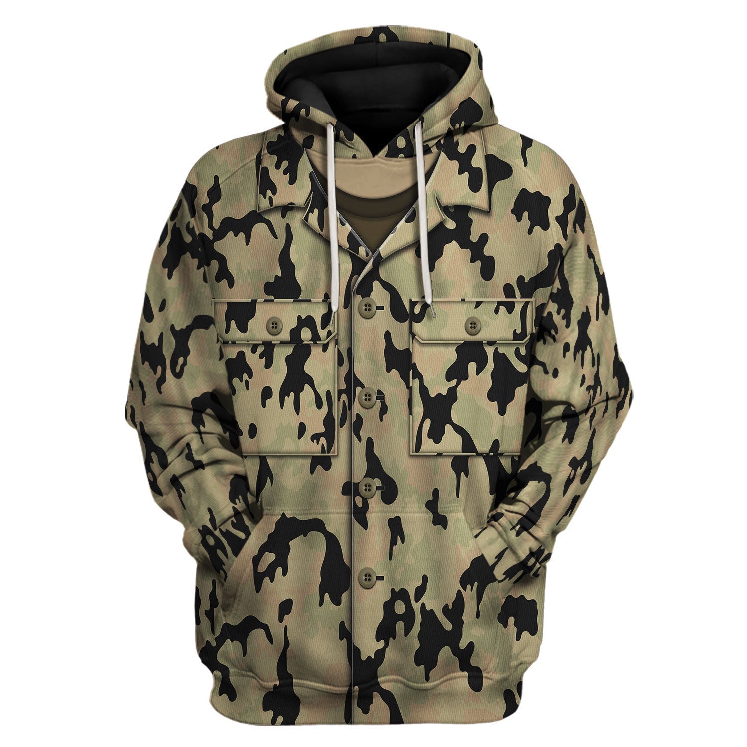YMskins German World War 2 (WWII) Leibermuster Faded v2.0 CAMO Costume Hoodie Sweatshirt T-Shirt Tracksuit