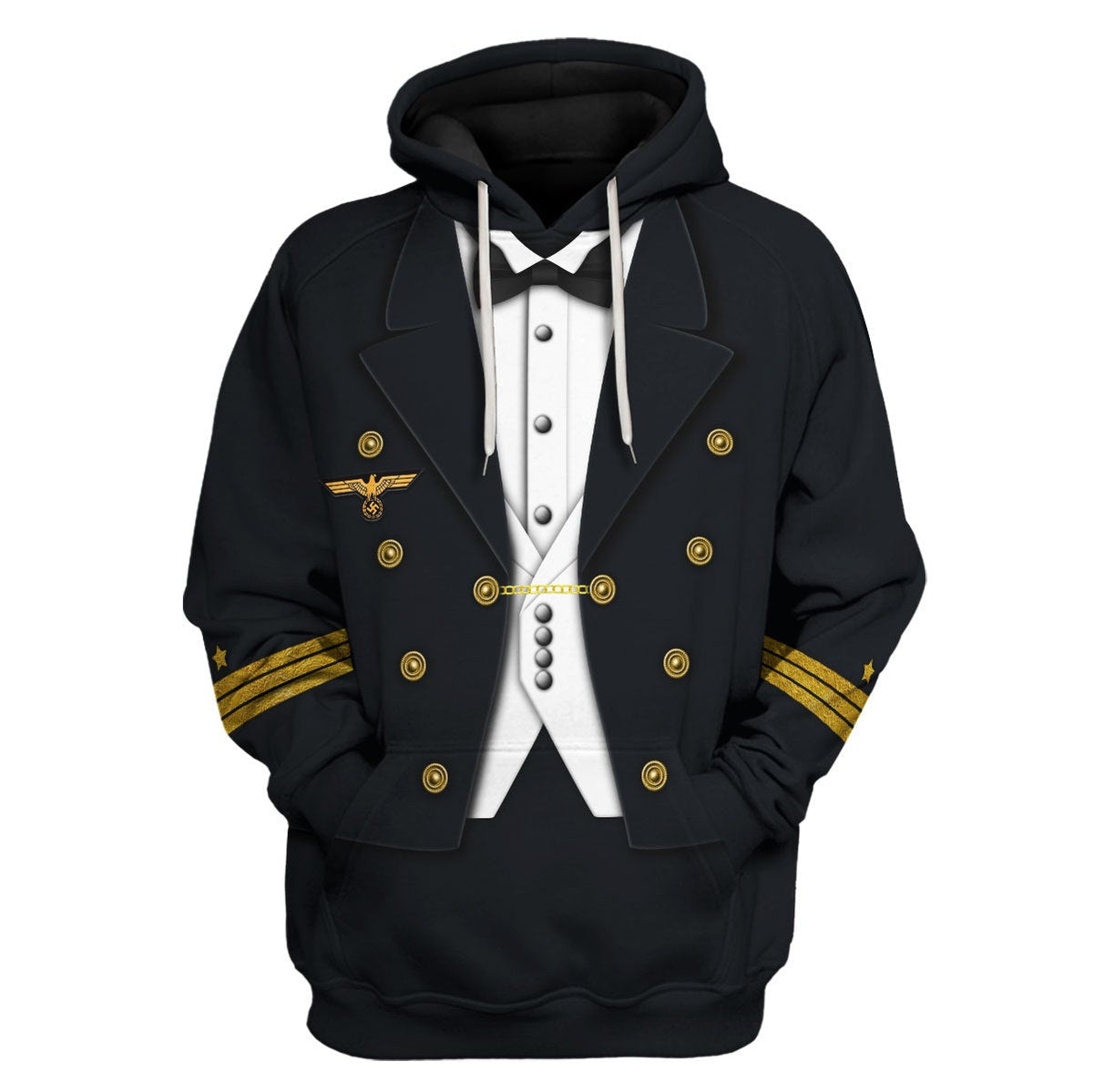 YMskins German WWII Kriegsmarine (War Navy) Officer Costume Hoodie Sweatshirt T-Shirt Tracksuit