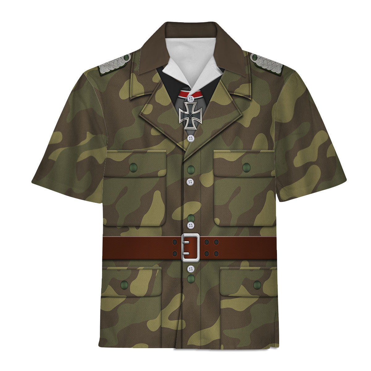 YMskins German SS Italian Camo M40 World War II Costume Hoodie Sweatshirt T-Shirt Tracksuit