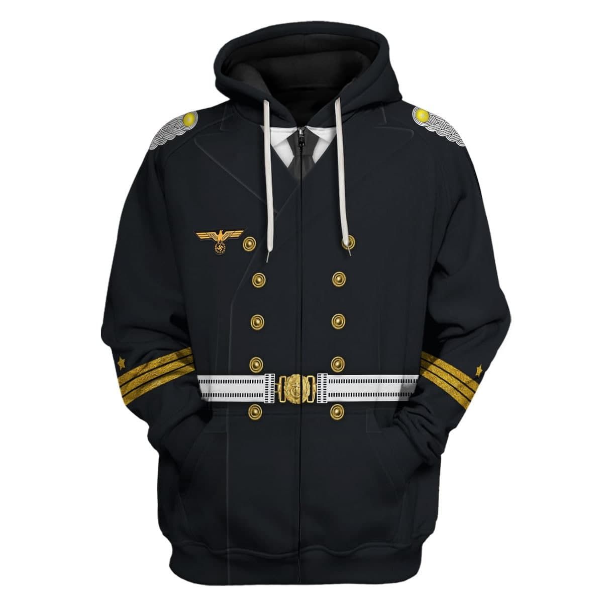 YMskins German WWII Kriegsmarine (War Navy) Costume Hoodie Sweatshirt T-Shirt Tracksuit