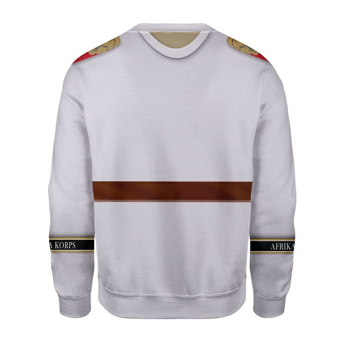 YMskins Erwin Rommel WWII German Soldier Costume Hoodie Sweatshirt T-Shirt Tracksuit