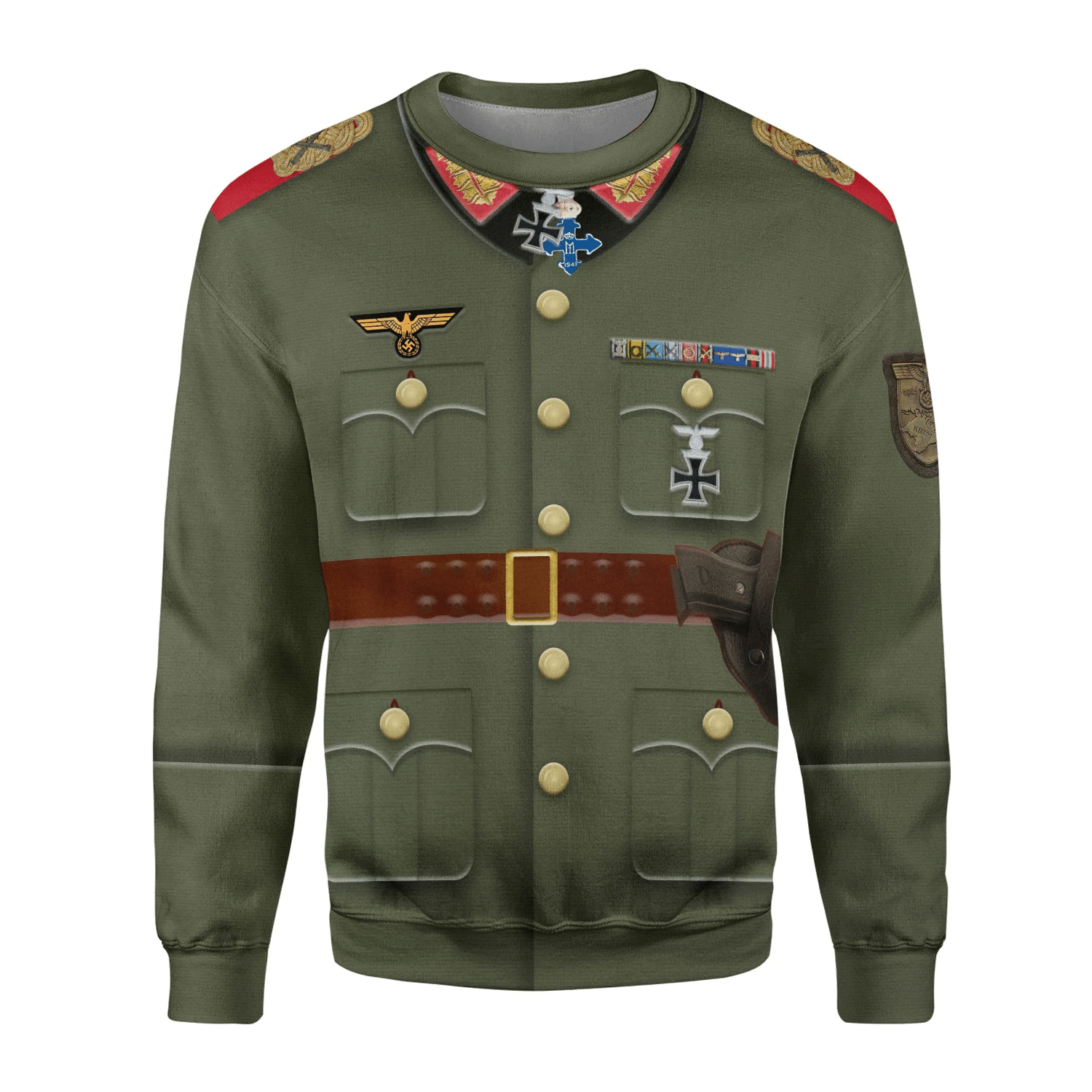 YMskins WWII Fritz Erich Georg Eduard Von Manstein Costume Hoodie Sweatshirt T-Shirt Tracksuit