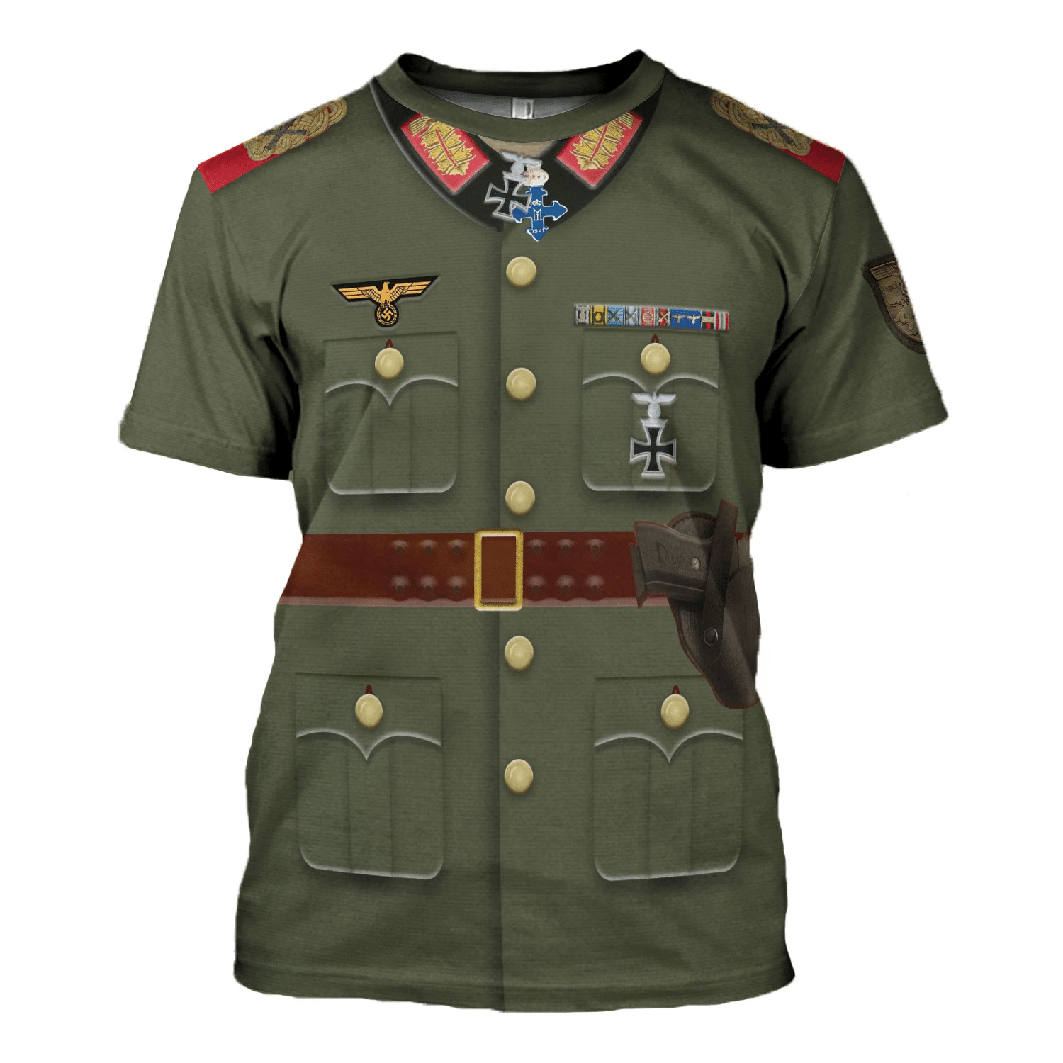 YMskins WWII Fritz Erich Georg Eduard Von Manstein Costume Hoodie Sweatshirt T-Shirt Tracksuit
