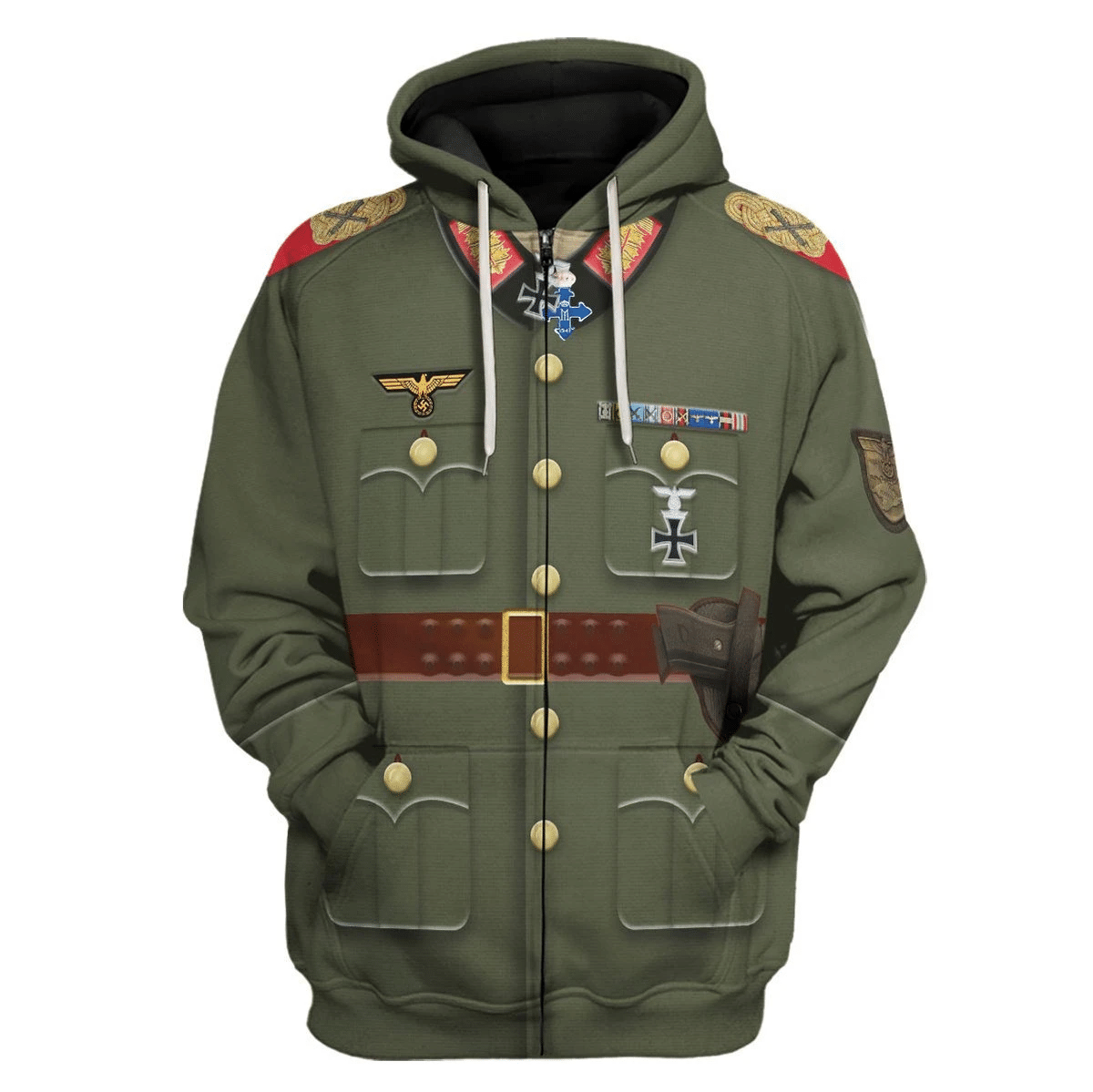 YMskins WWII Fritz Erich Georg Eduard Von Manstein Costume Hoodie Sweatshirt T-Shirt Tracksuit