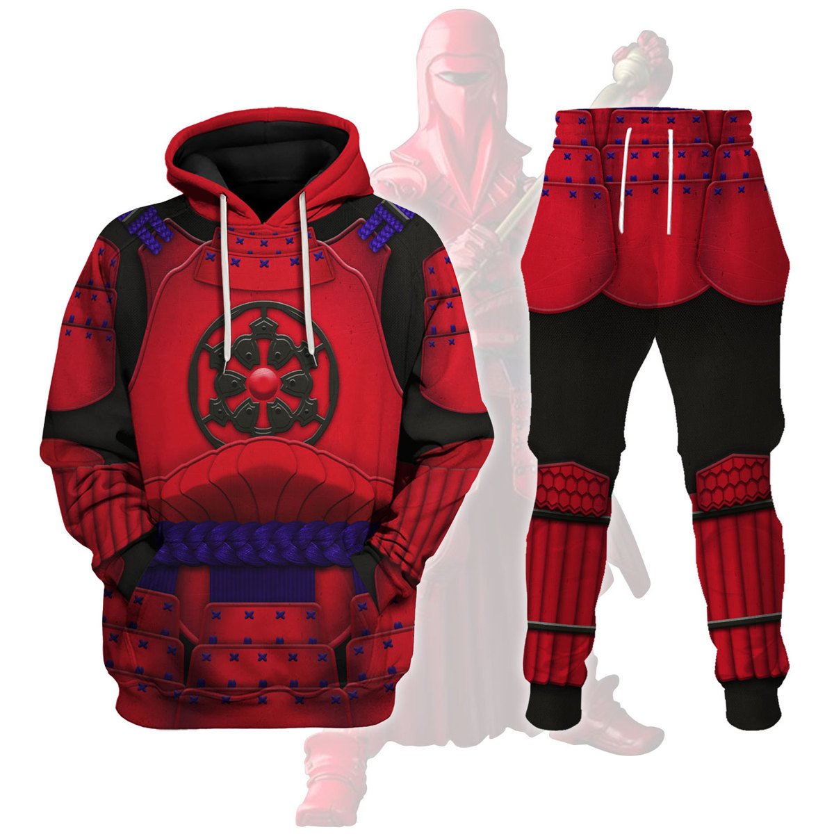 Ashigaru Red Akazonae Koyal Guard Hoodies Pullover Sweatshirt Tracksuit