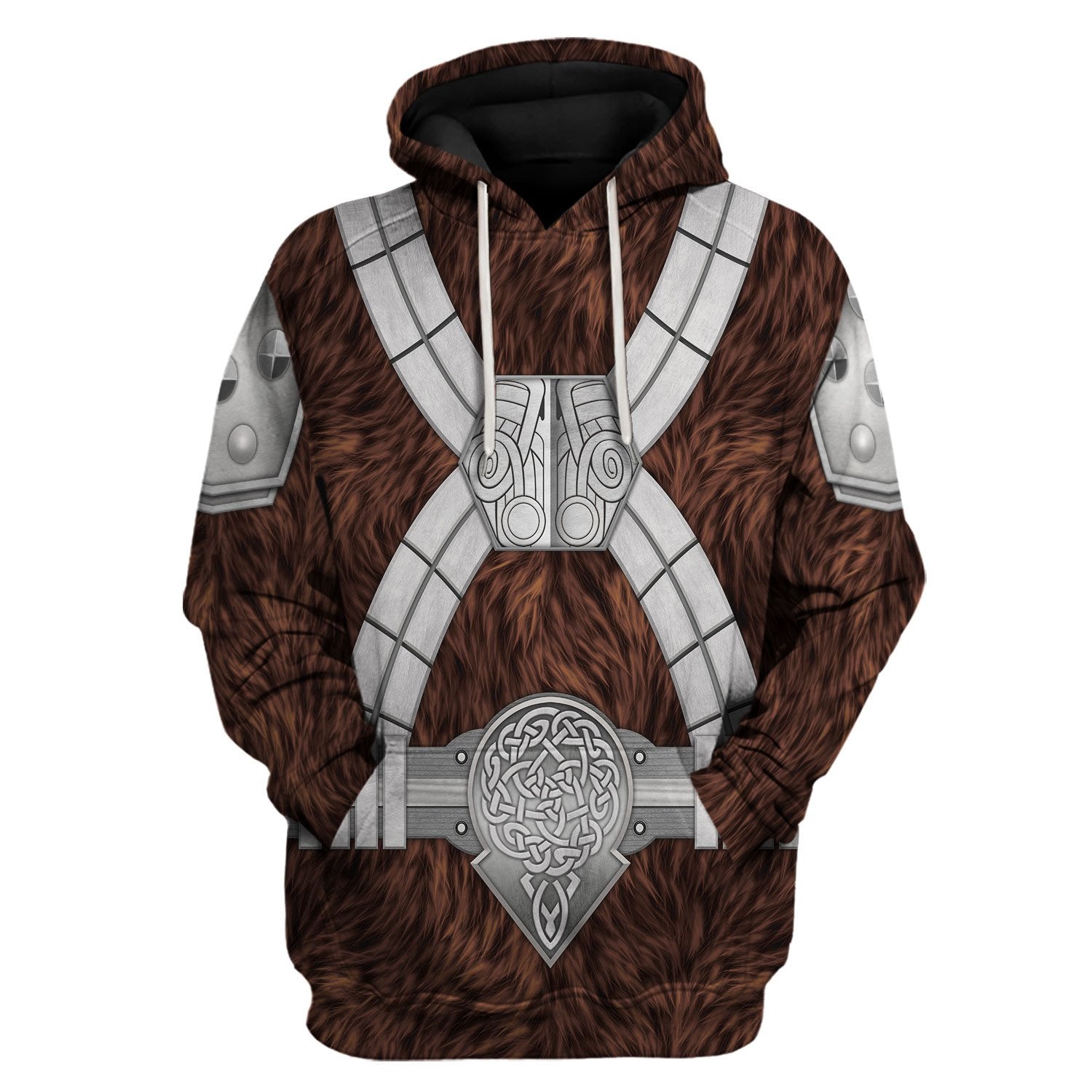 Black Krrsantan Hoodies Pullover Sweatshirt Tracksuit, Brown