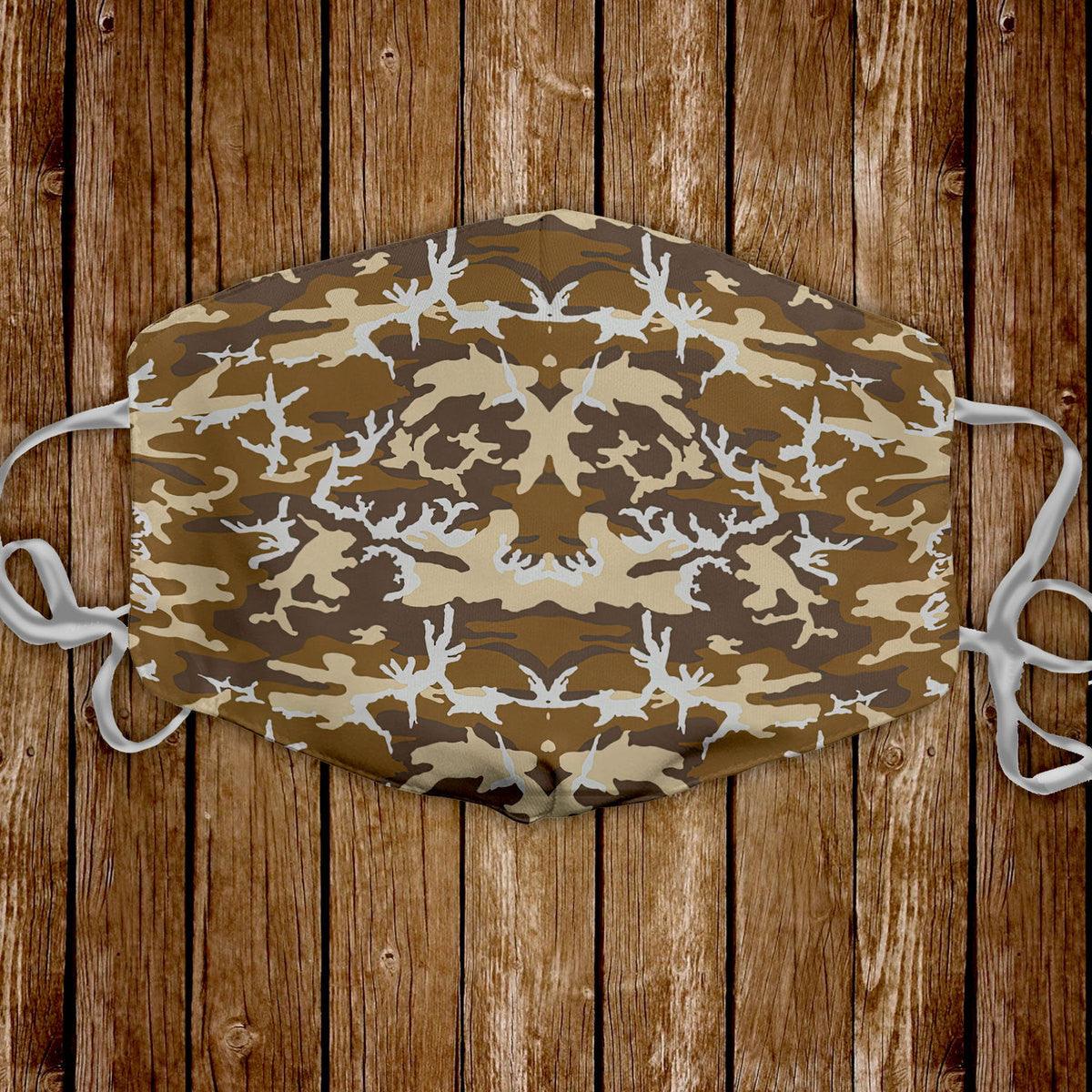 American ERDL Highland CAMO Face Mask - DucG