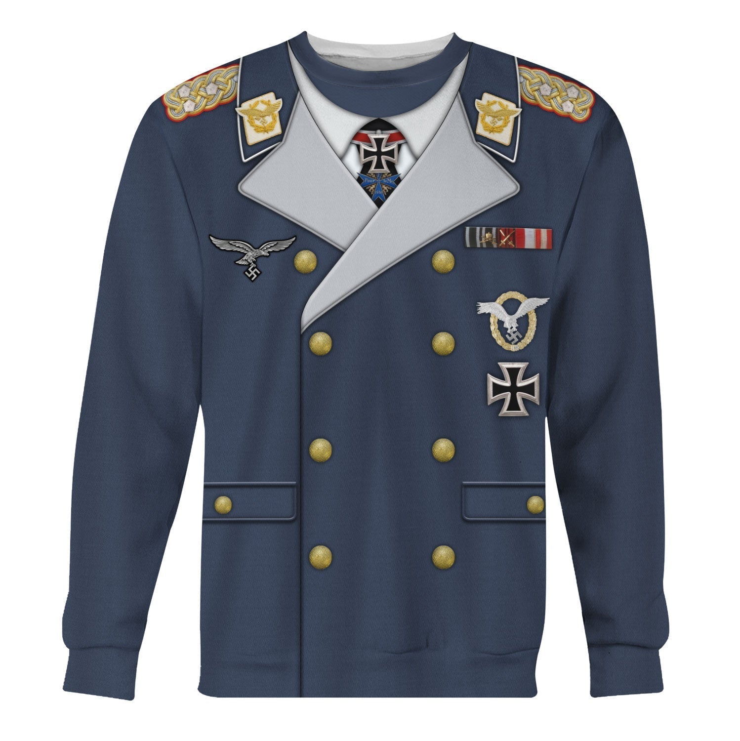 YMskins Ernst Udet German Pilot WWI WWII Costume Hoodie Sweatshirt T-Shirt Tracksuit