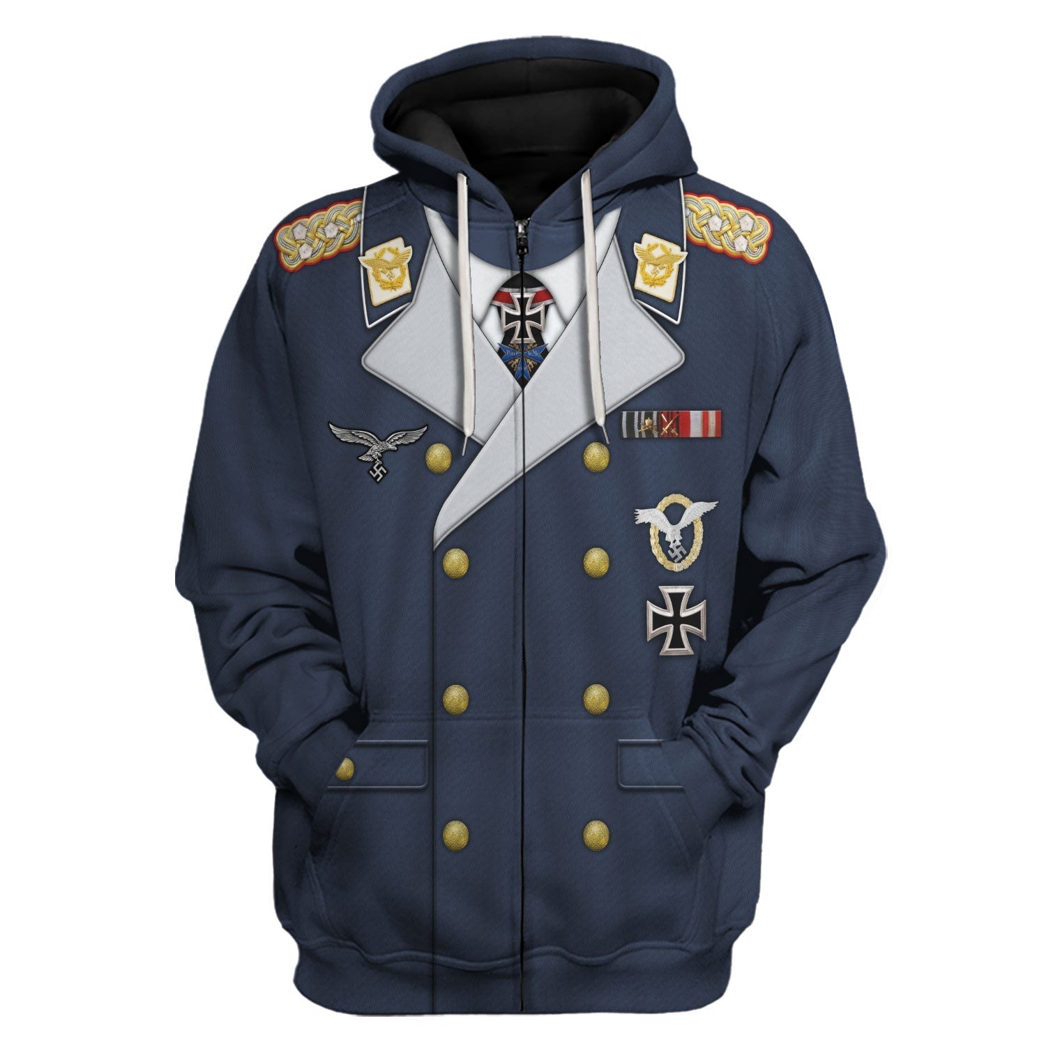YMskins Ernst Udet German Pilot WWI WWII Costume Hoodie Sweatshirt T-Shirt Tracksuit
