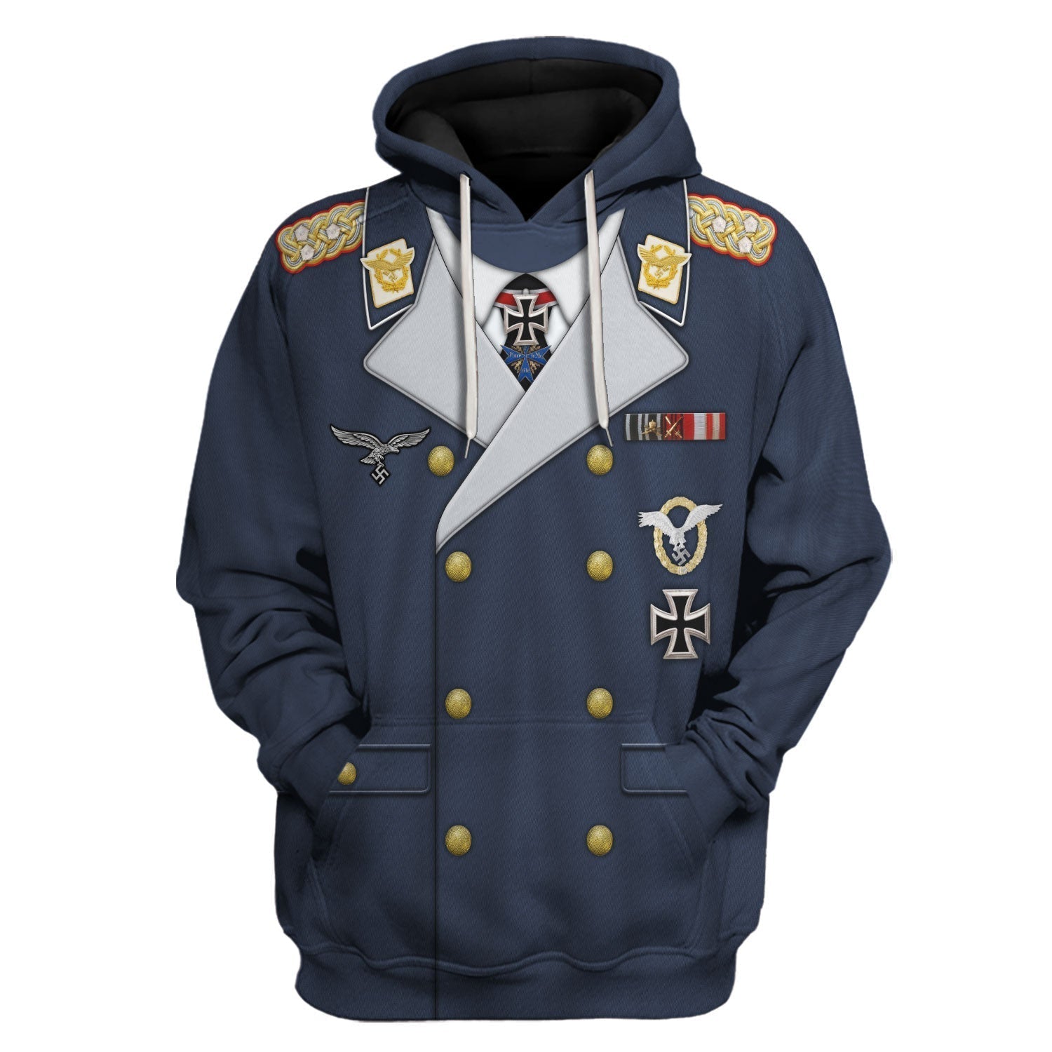 YMskins Ernst Udet German Pilot WWI WWII Costume Hoodie Sweatshirt T-Shirt Tracksuit