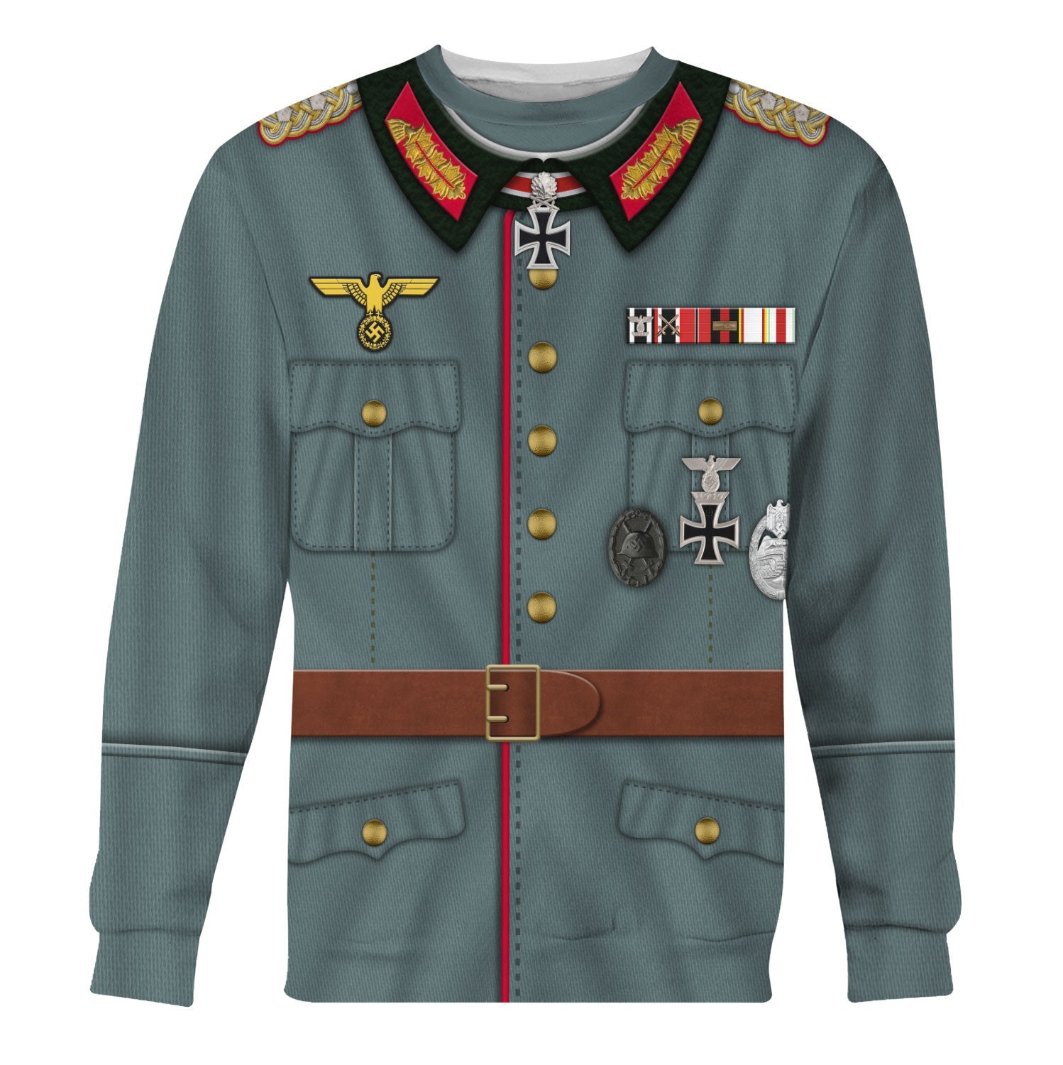 YMskins WW2 Leo Geyr Von Schweppenburg-Pazer Group West Costume Hoodie Sweatshirt T-Shirt Tracksuit