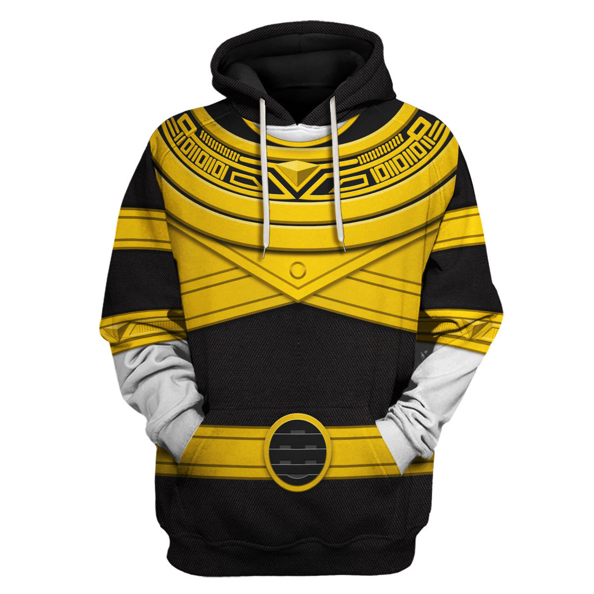 YMskins Gold Power Rangers Zeo Costumes Hoodie Sweatshirt T-shirt Tracksuit