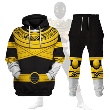 YMskins Gold Power Rangers Zeo Costumes Hoodie Sweatshirt T-shirt Tracksuit