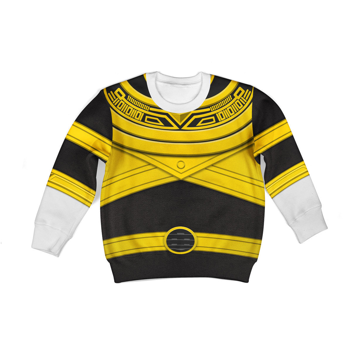 YMskins Gold Power Rangers Zeo Costumes Hoodie Sweatshirt T-shirt Kid Tops
