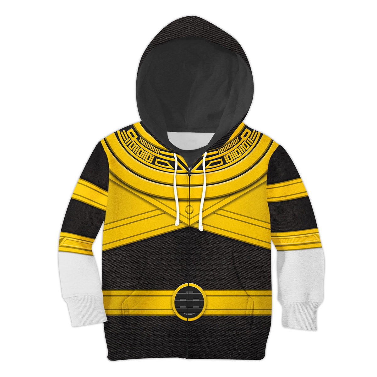 YMskins Gold Power Rangers Zeo Costumes Hoodie Sweatshirt T-shirt Kid Tops