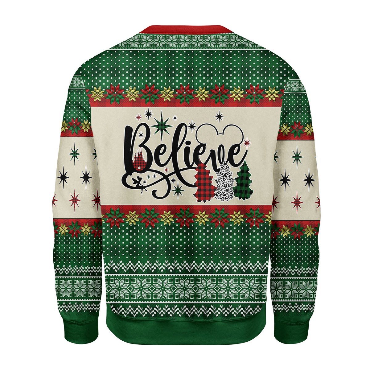 YMskins Christmas Sweater Believe 3D Apparel