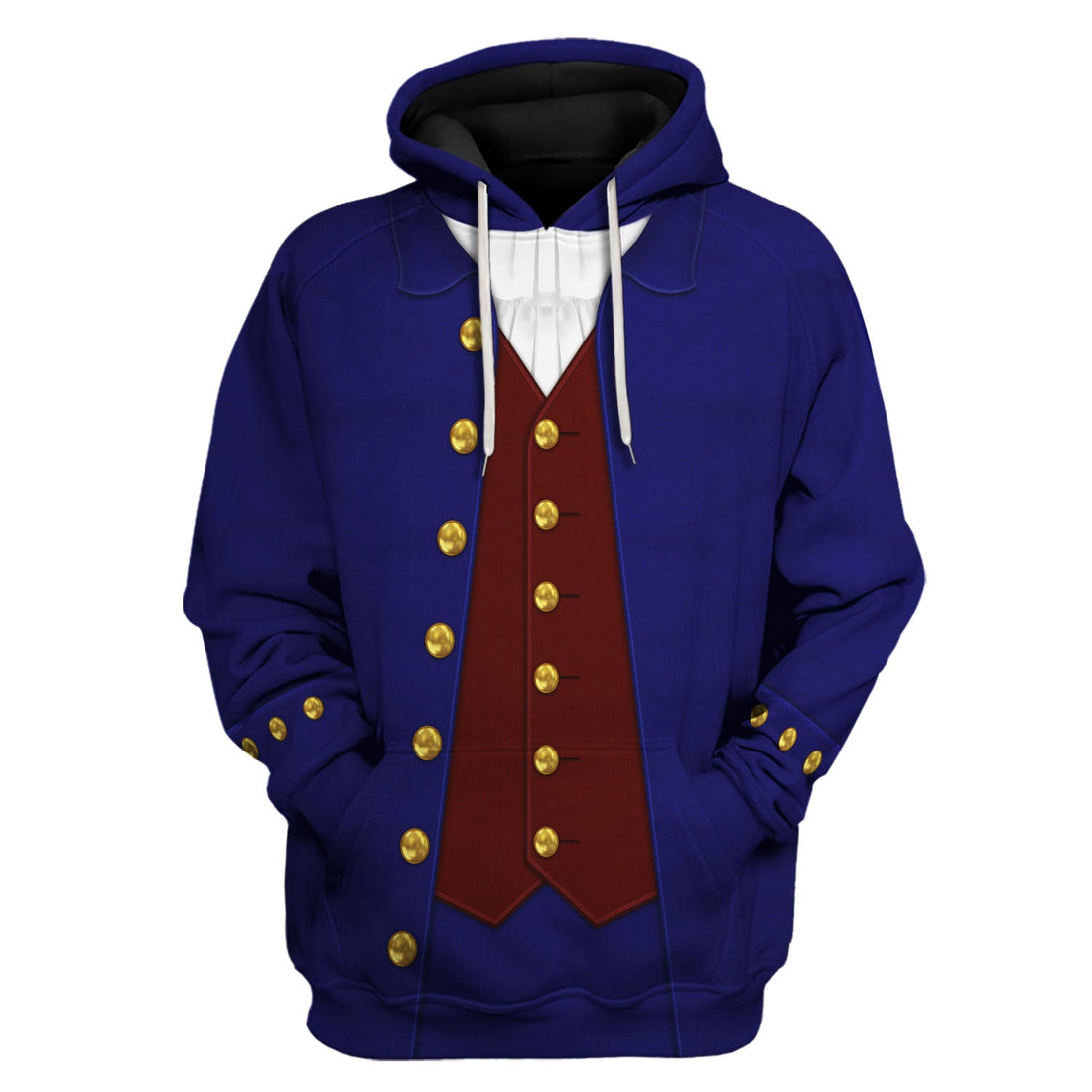 YMskins Thomas Jefferson Costume Iconic All Over Print Hoodie Sweatshirt T-Shirt Tracksuit