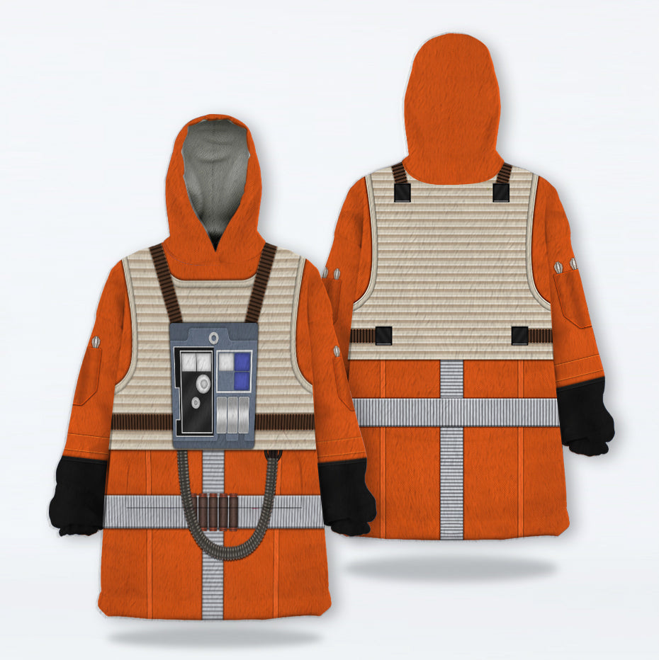 MakerHuman Flight Suit Cosplay & Costume Over Size Hoodie Fleece One Size