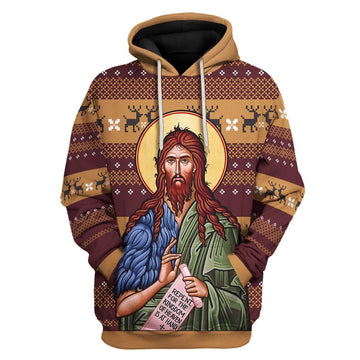 YMskins Unisex Tops Pullover Sweatshirt St. John the Baptist 3D Apparel