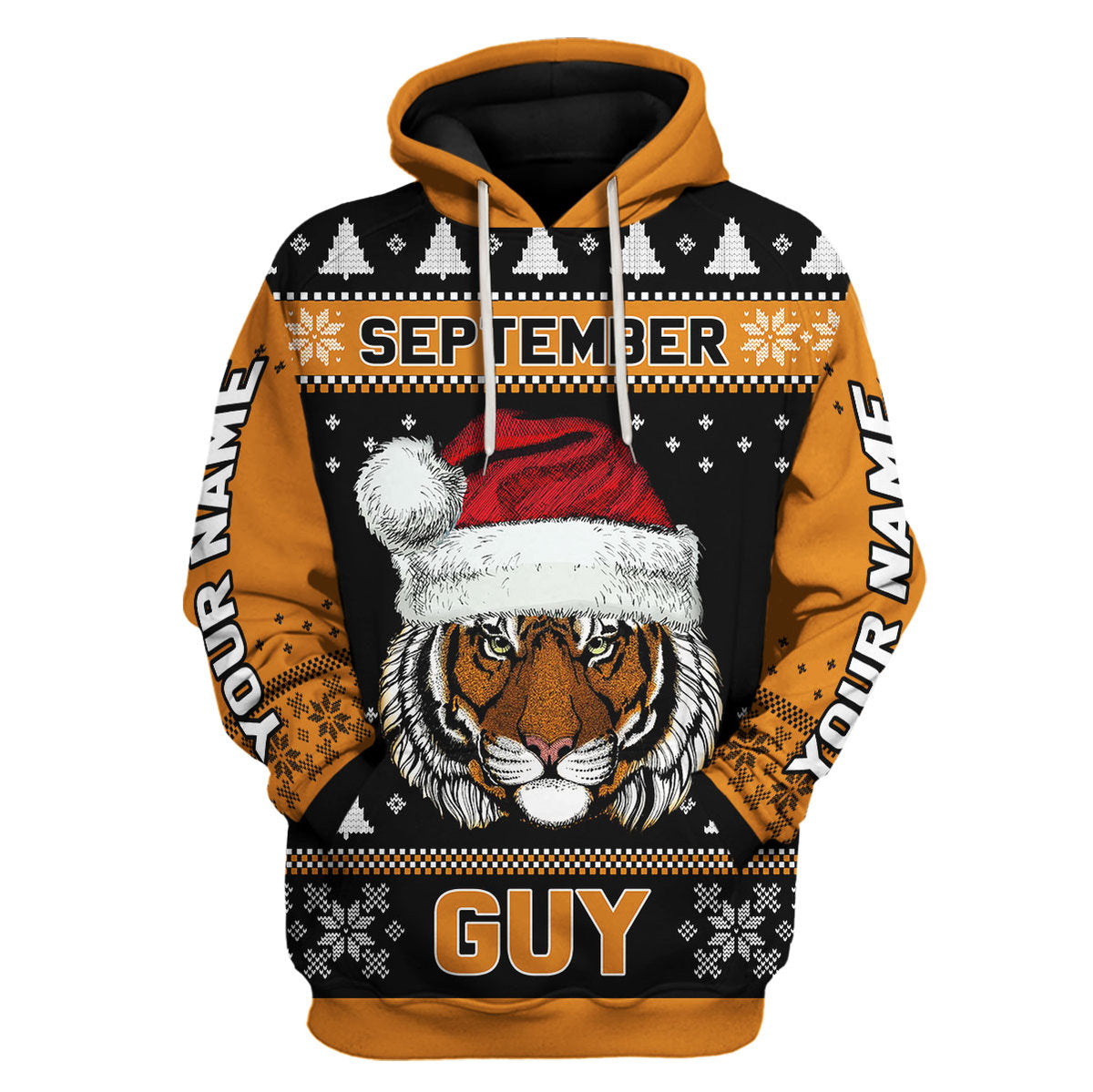 YMskins Personalized Hoodie September Guy All Over Printed