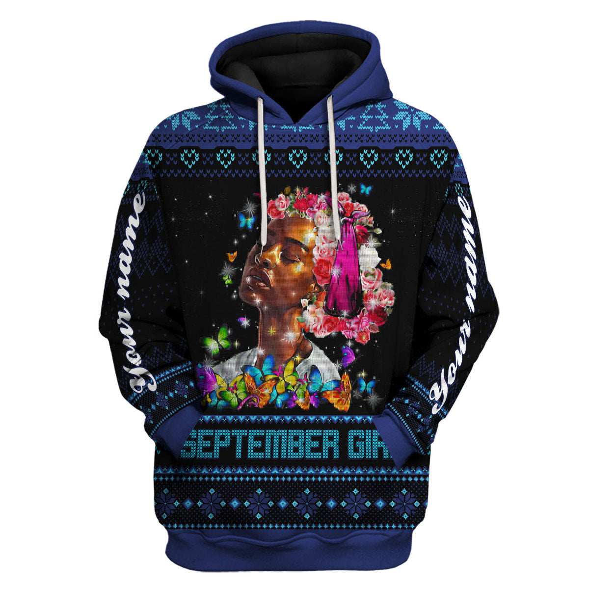 YMskins Personalized Tops September Girl I Am The Storm All Over Printed