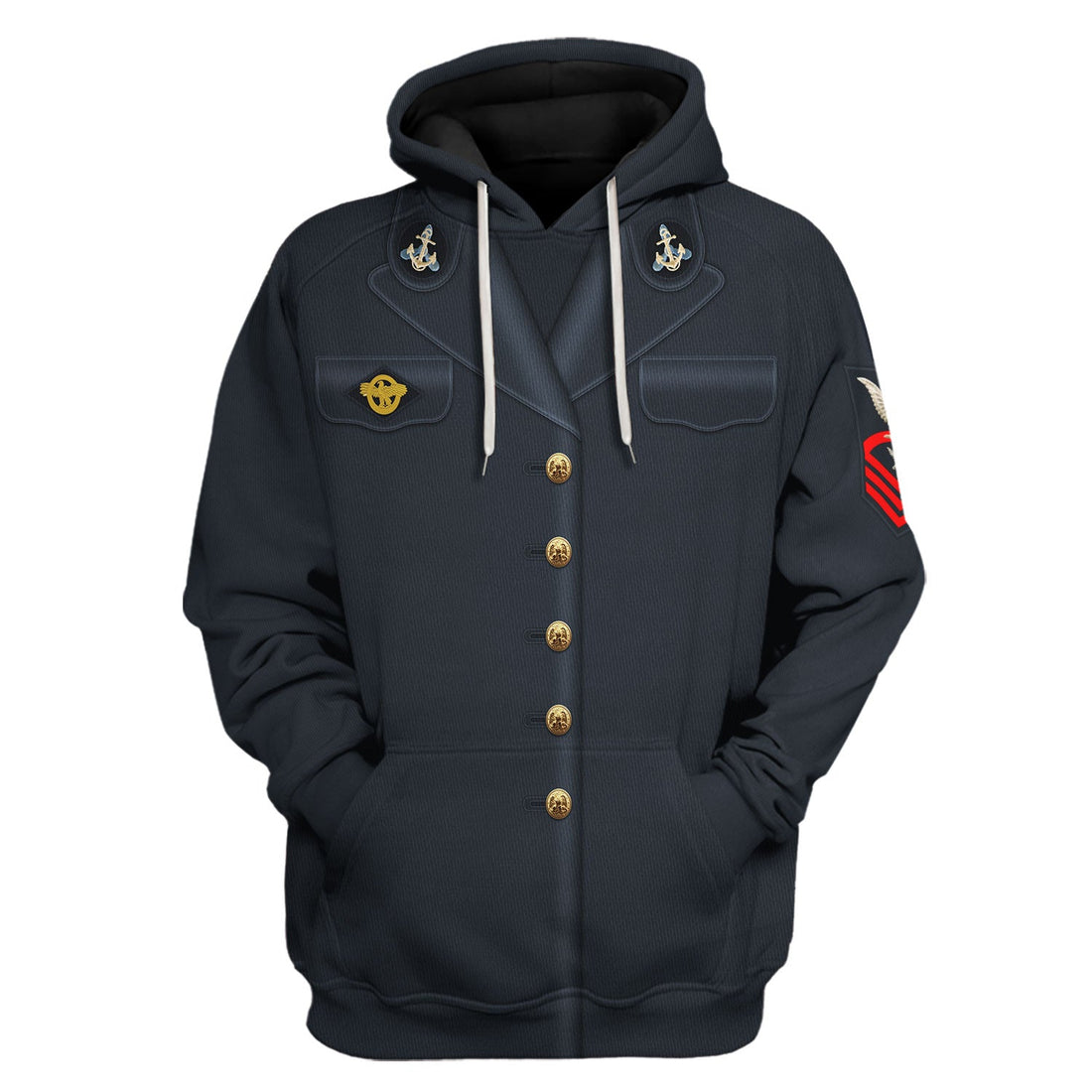 America - US Navy (WAVES) 1943 Uniform Hoodies Sweatshirt T-shirt Hawaiian Tracksuit
