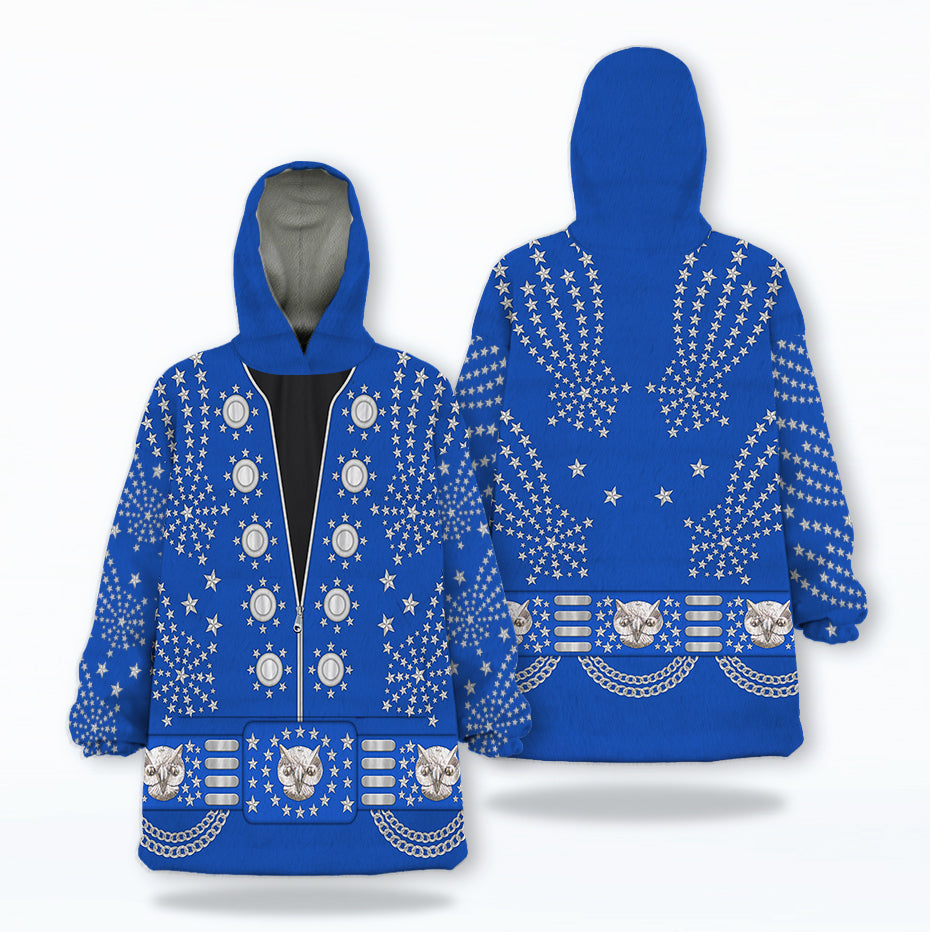 MakerHuman Elvis Owl Cosplay & Costume Over Size Hoodie Fleece One Size