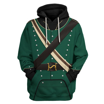 95th British Rifles Uniform Army Green Napoleonic War