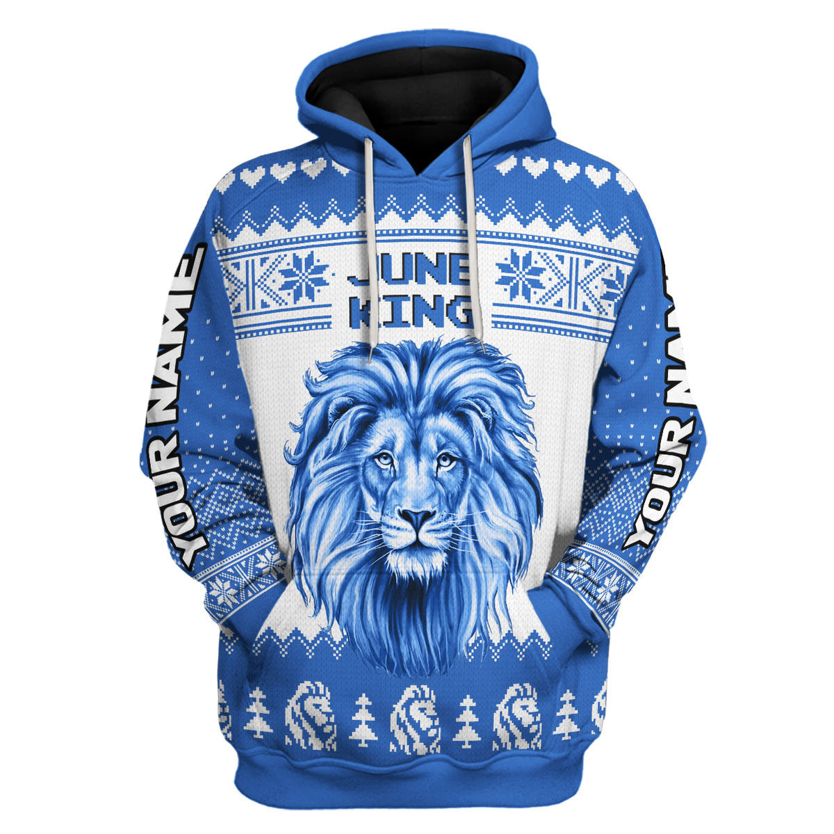YMskins Personalized Hoodie June Guy All Over Printed
