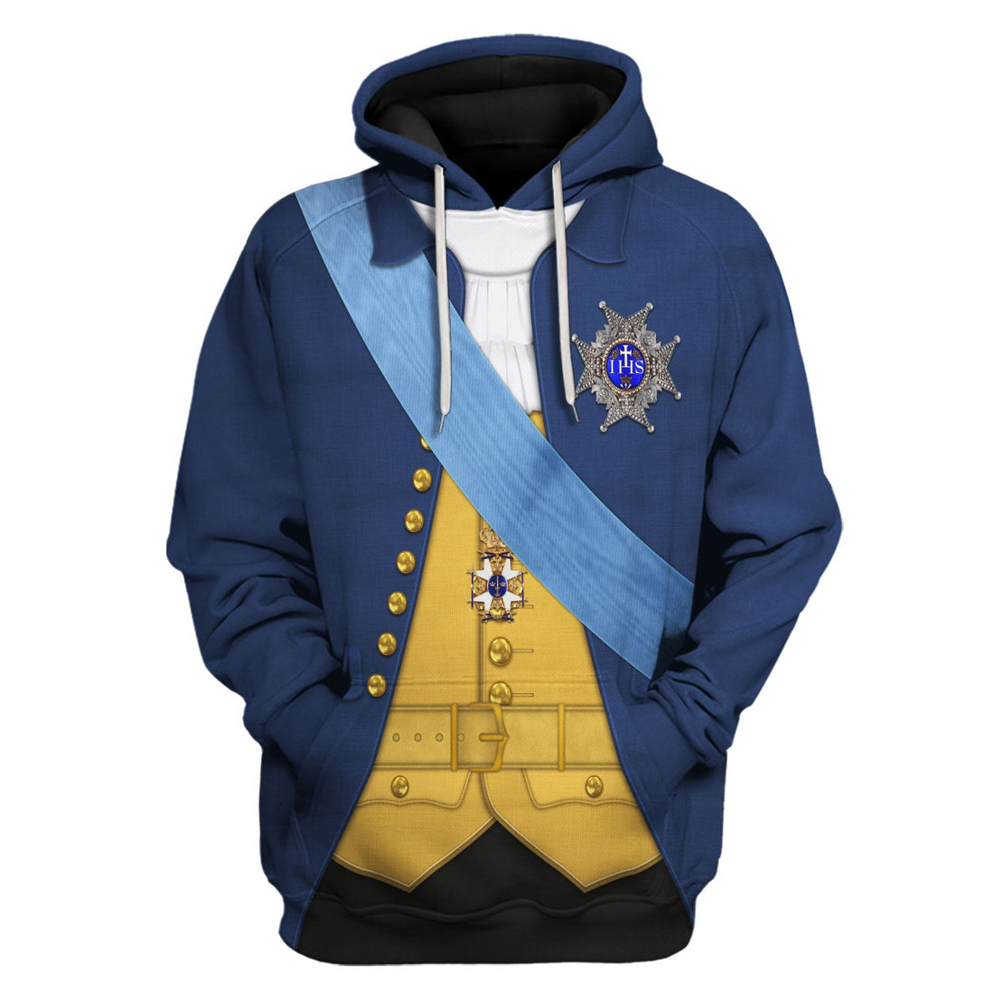 Gustav III King of Sweden Costume Hoodie Sweatshirt T-Shirt Tracksuit