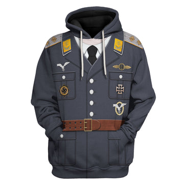 Service Uniform Of A German Air Force (Luftwaffe) Captain, World War 2 Historical Tracksuit