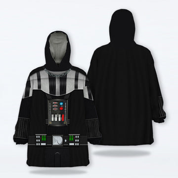 MakerHuman Darth Vader Cosplay & Costume Over Size Hoodie Fleece One Size