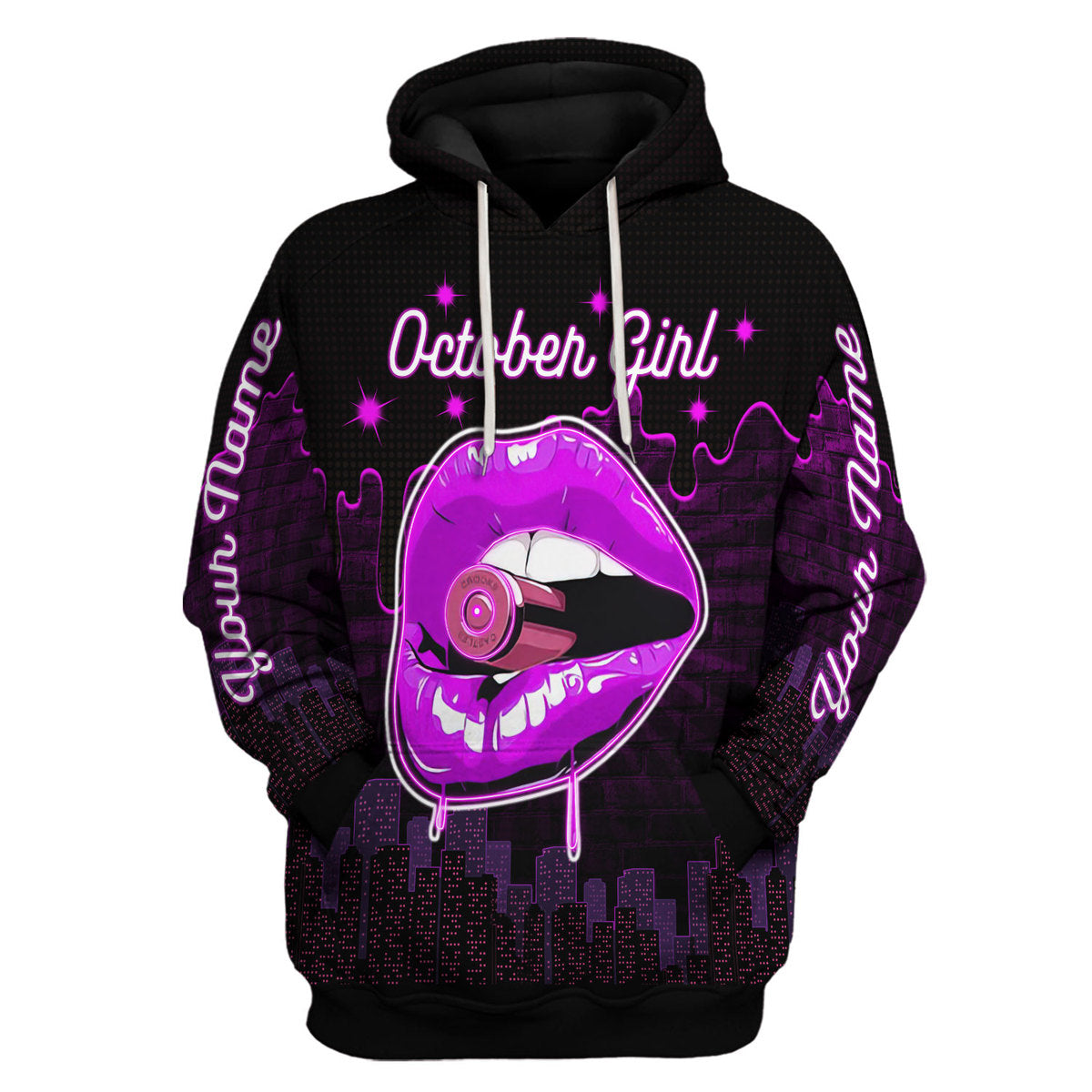 YMskins Personalized Tops  I'm An October Girl All Over Printed