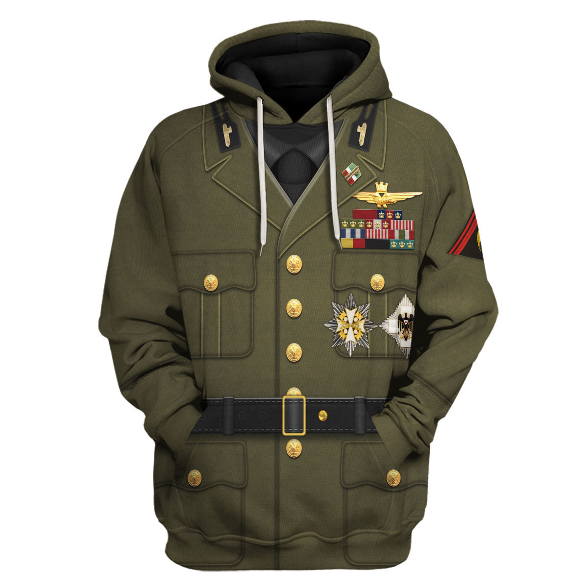 YMskins Benito Mussolini Costume Hoodie Sweatshirt T-Shirt Tracksuit