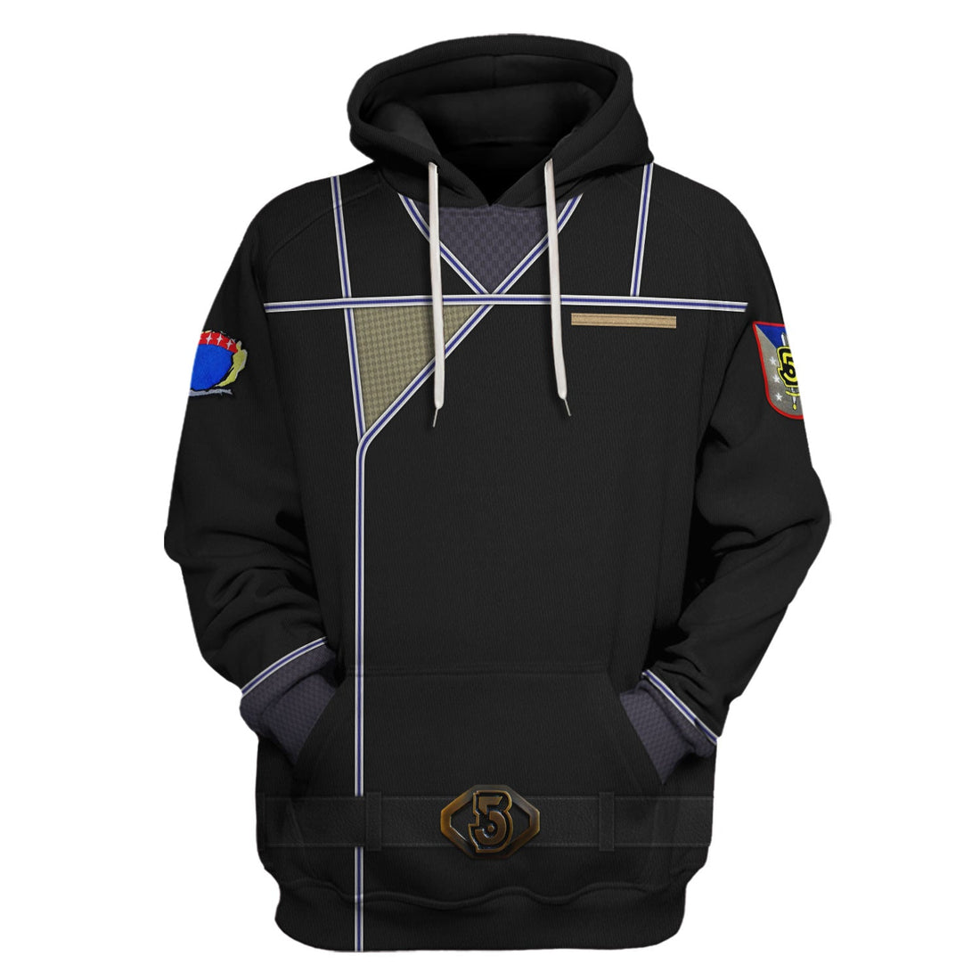 Babylon 5 John Sheridan Uniform T-shirt Hoodie Sweatpants Apparel