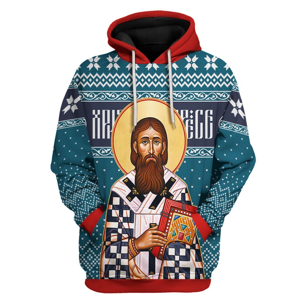 YMskins Unisex Tops Pullover Sweatshirt St. Sava 3D Apparel
