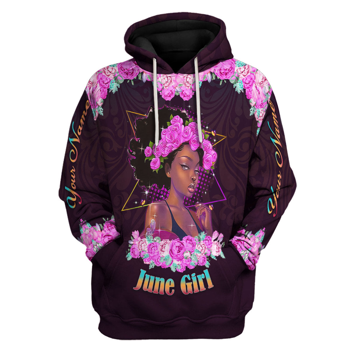 YMskins Personalized Tops June Girl All Over Printed