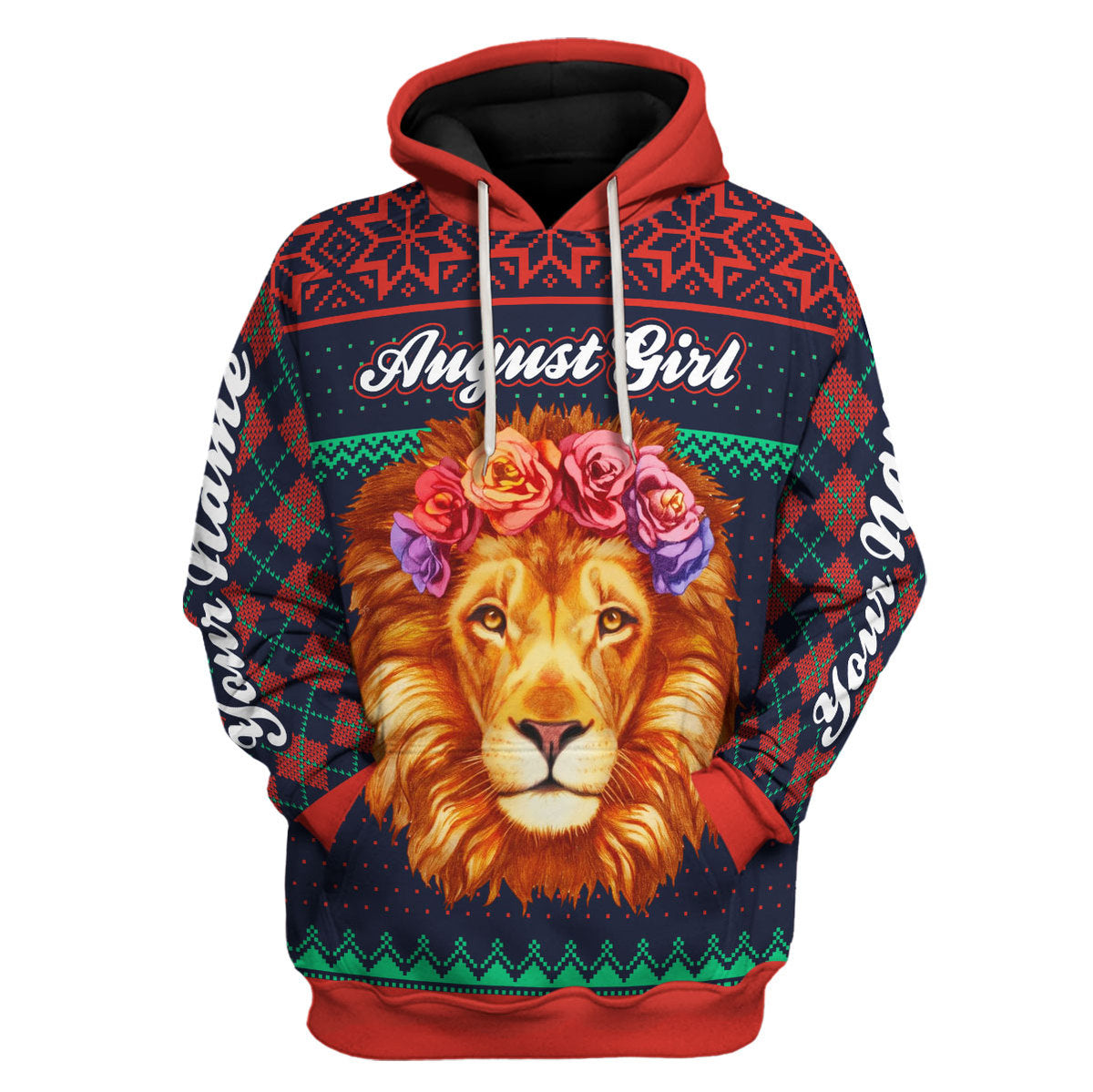 YMskins Personalized Tops August Girl All Over Printed