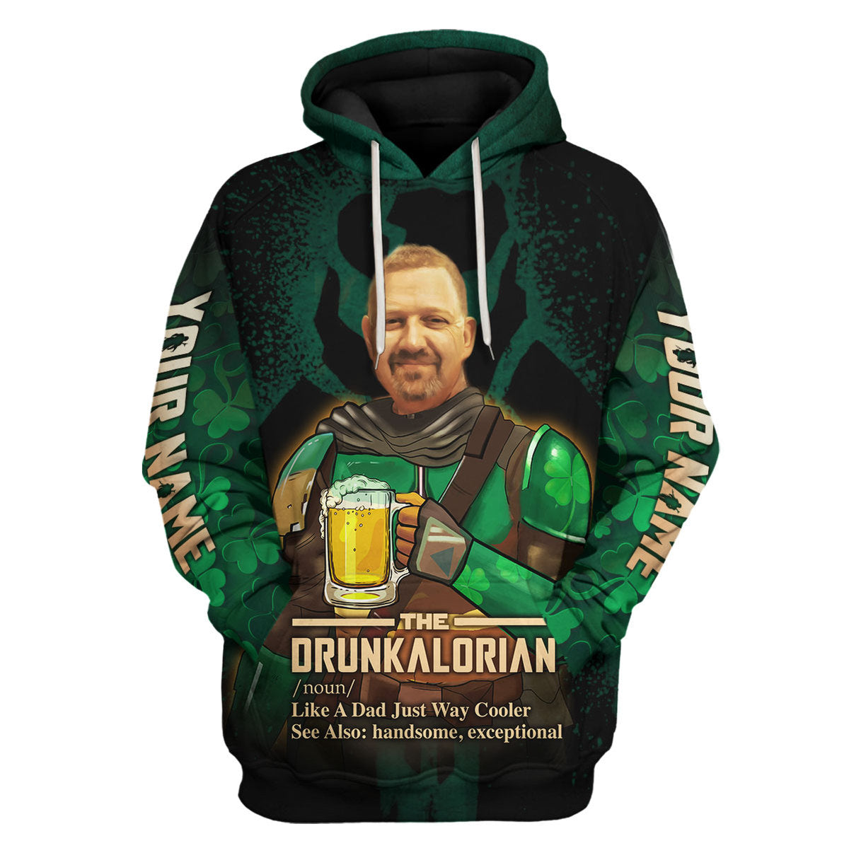 Customized Photos 3D Clothing Drunkalorian Just Like A Dad Just Way Cooler