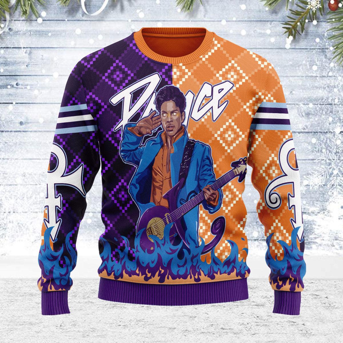 Gearhomie Guitar Artistic Artwork Christmas Ugly Sweater - Gearhomie.com